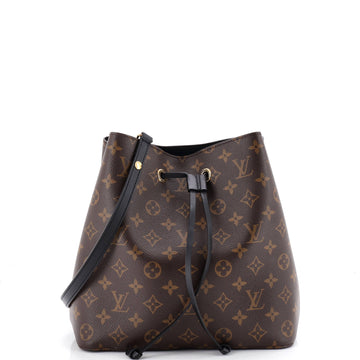 Louis Vuitton NeoNoe Handbag Monogram Canvas with Leather MM