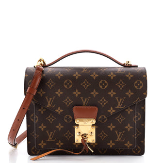 Louis Vuitton Monceau Handbag Monogram Canvas