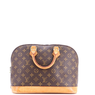 Louis Vuitton Vintage Alma Handbag Monogram Canvas PM