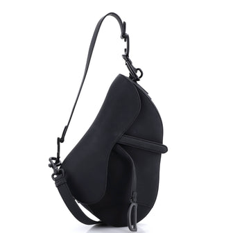 Christian Dior Ultra Matte Saddle Handbag Leather Medium