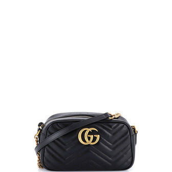 Gucci GG Marmont Shoulder Bag Matelasse Leather Small