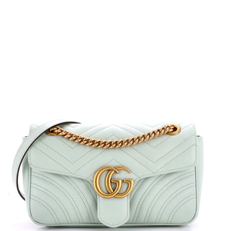 Gucci GG Marmont Flap Bag Matelasse Leather Small