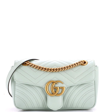 Gucci GG Marmont Flap Bag Matelasse Leather Small