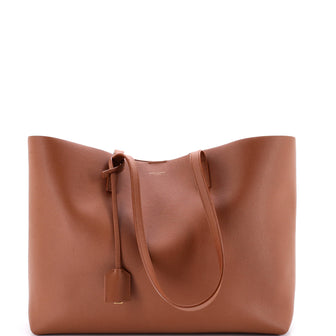 Saint Laurent Shopper Tote Leather Large