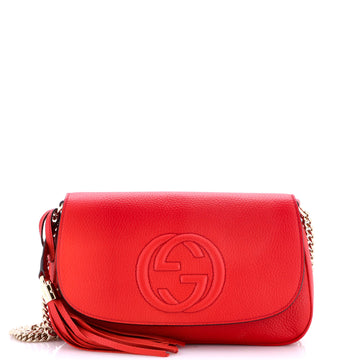Gucci Soho Chain Crossbody Bag Leather Medium