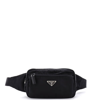 Prada Front Pocket Belt Bag Re-Nylon with Saffiano Leather