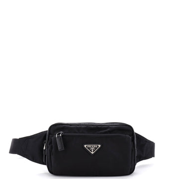 Prada Front Pocket Belt Bag Re-Nylon with Saffiano Leather