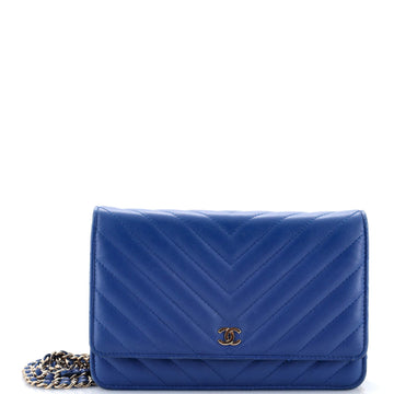 Chanel Wallet on Chain Chevron Lambskin