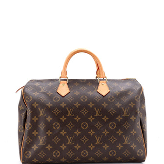 Louis Vuitton Speedy Handbag Monogram Canvas 35