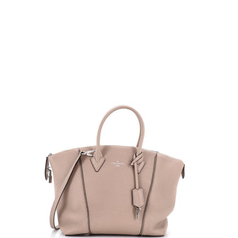 Louis Vuitton Soft Lockit Handbag Leather PM