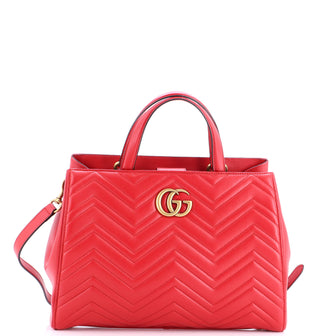 Gucci GG Marmont Tote Matelasse Leather Medium