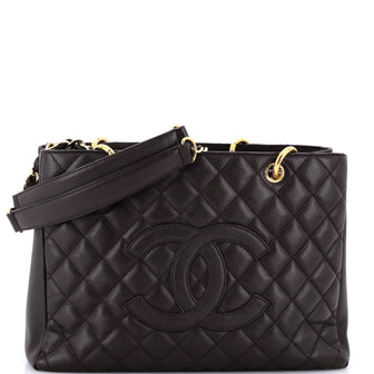 Chanel Grand Shopping Tote Quilted Calfskin