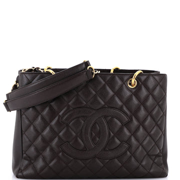 Chanel Grand Shopping Tote Quilted Calfskin