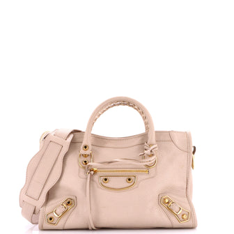 Balenciaga City Classic Metallic Edge Bag Leather Small