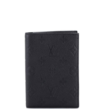 Louis Vuitton Passport Cover Monogram Empreinte Leather