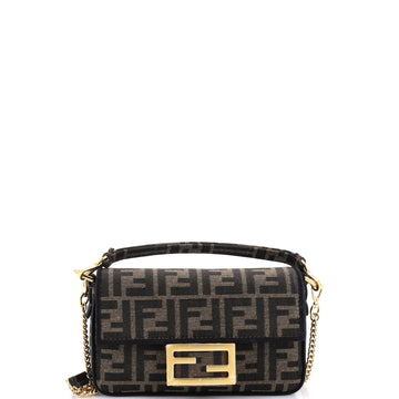 Fendi Baguette NM Bag Zucca Canvas Mini
