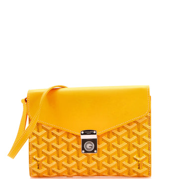 Goyard Chypre Wallet on Strap Coated Canvas with Leather