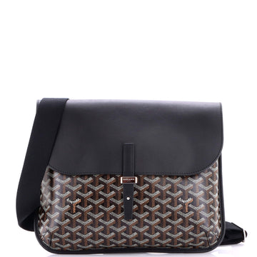 Goyard Coursier Messenger Bag Coated Canvas and Leather