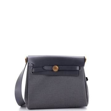 Hermes Herbag Zip Toile and Leather 20