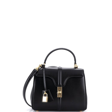 Celine 16 Top Handle Bag Smooth Calfskin Small