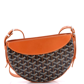 Goyard Hirondelle Shoulder Bag Coated Canvas and Leather