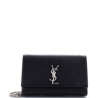 Saint Laurent Classic Monogram Crossbody Bag Grainy Leather Medium