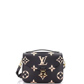 Louis Vuitton Pochette Metis Bicolor Monogram Empreinte Giant
