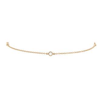 Tiffany & Co. Elsa Peretti Diamonds by the Yard 3 Stone Bracelet 18K Yellow Gold with Diamonds