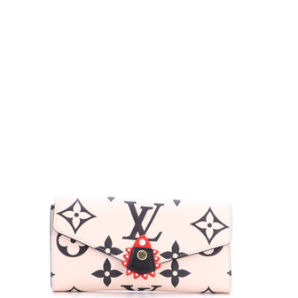 Louis Vuitton Sarah Wallet Limited Edition Crafty Monogram Empreinte Giant