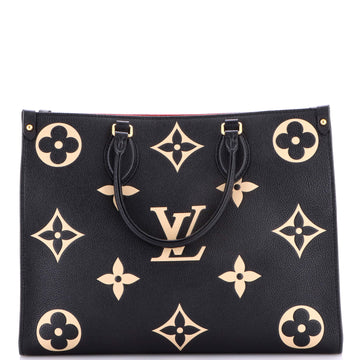 Louis Vuitton OnTheGo Tote Bicolor Monogram Empreinte Giant MM