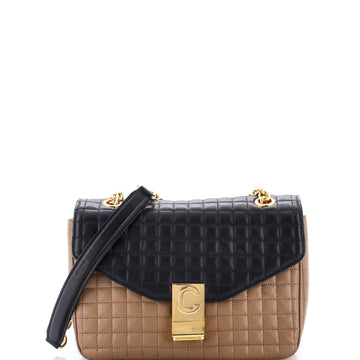Celine C Bag Quilted Leather Medium