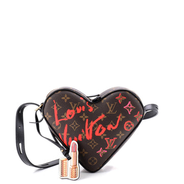 Louis Vuitton Coeur Handbag Limited Edition Fall in Love Monogram Canvas