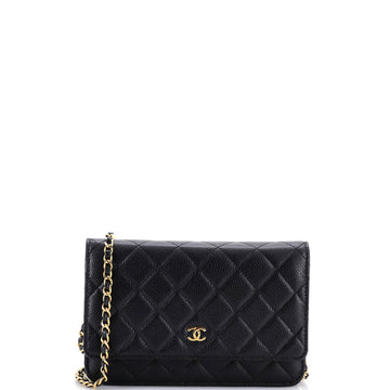 Chanel Wallet on Chain Quilted Caviar