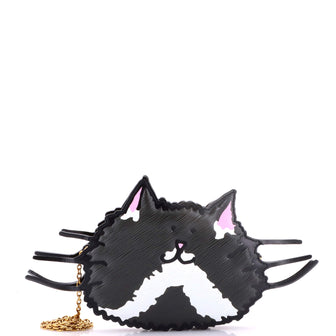 Louis Vuitton Grace Coddington Cat Face Bag Epi Leather with Monogram Canvas