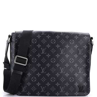 Louis Vuitton District Messenger Bag Monogram Eclipse Canvas MM
