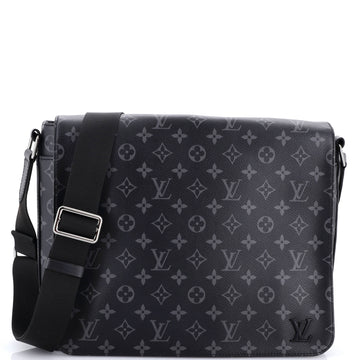 Louis Vuitton District Messenger Bag Monogram Eclipse Canvas MM