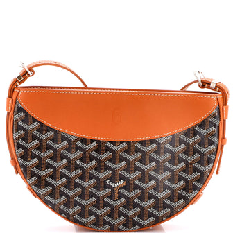 Goyard Hirondelle Shoulder Bag Coated Canvas and Leather