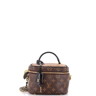 Louis Vuitton Vanity Handbag Reverse Monogram Canvas PM