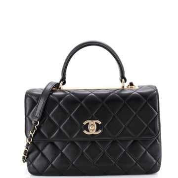 Chanel Trendy CC Top Handle Bag Quilted Lambskin Medium