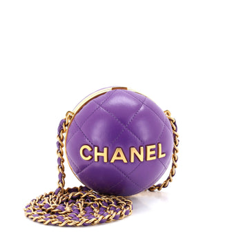Chanel 22 Sphere Minaudiere Quilted Lambskin