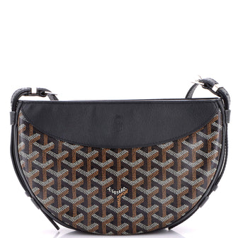 Goyard Hirondelle Shoulder Bag Coated Canvas and Leather