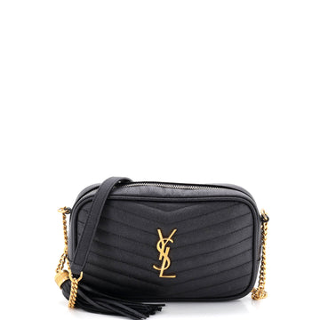 Saint Laurent LouLou Crossbody Bag Matelasse Chevron Leather Mini