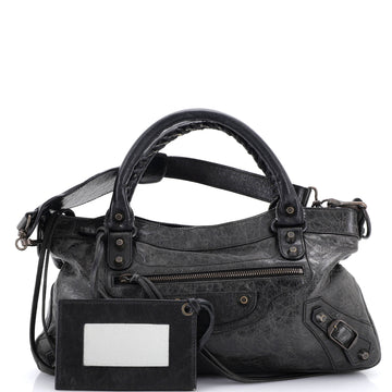 Balenciaga First Classic Studs Bag Leather
