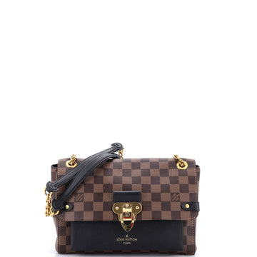 Louis Vuitton Vavin Handbag Damier with Leather PM