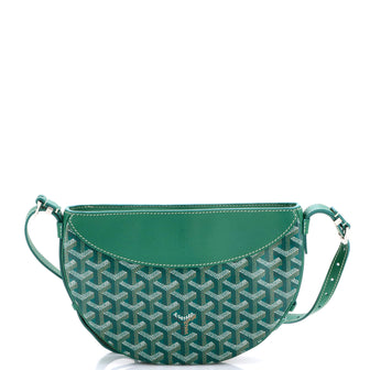Goyard Hirondelle Shoulder Bag Coated Canvas and Leather