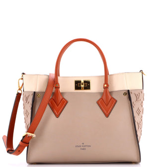 Louis Vuitton On My Side Tote Monogram Tuffetage Leather MM