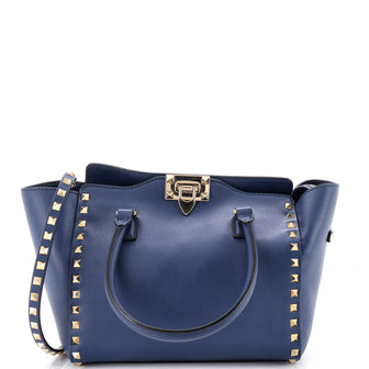 Valentino Garavani Rockstud Tote Rigid Leather Small