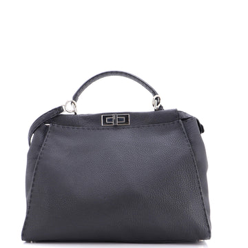 Fendi Selleria Peekaboo Bag Grainy Leather Large