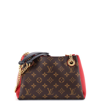 Louis Vuitton Surene Handbag Monogram Canvas with Leather BB