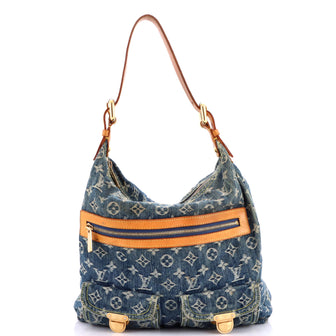 Louis Vuitton Baggy Handbag Denim GM